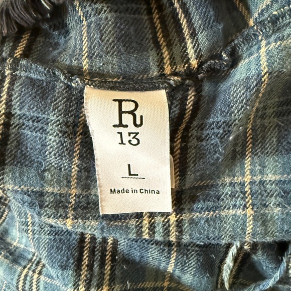 R13 Shredded Relaxed Midi - Picture 10 of 11